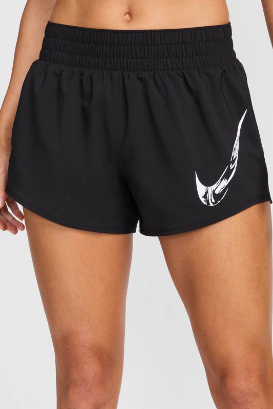 W NK ONE SWH HB DF MR BR Black Women's Shorts