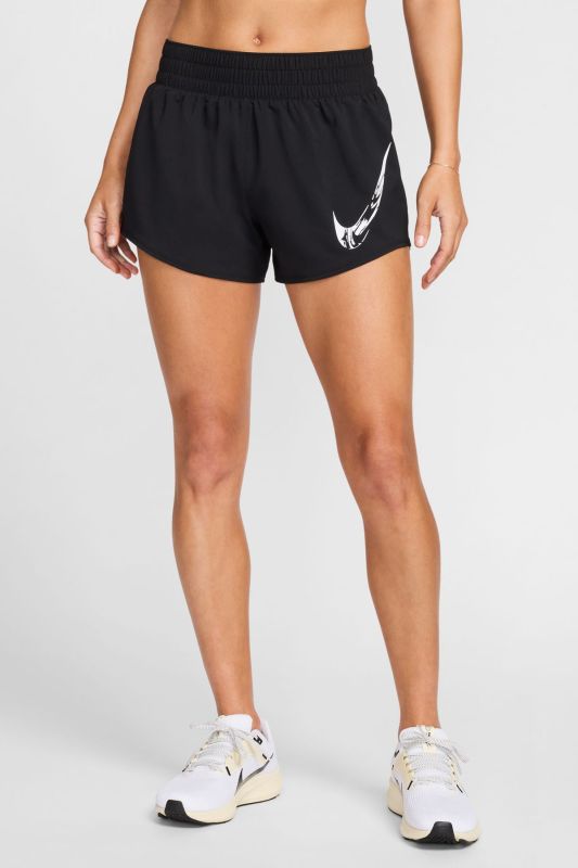 W NK ONE SWH HB DF MR BR Black Women's Shorts