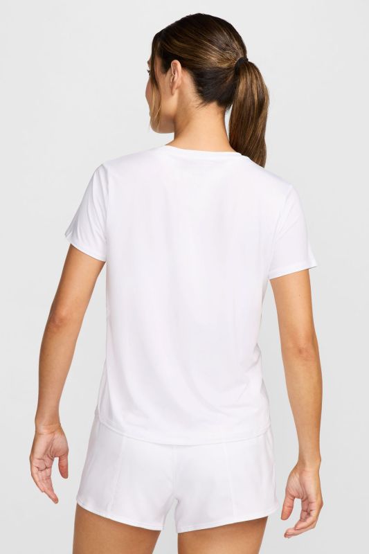 W NK ONE SWOOSH HBR DF SS White Women's Short Sleeve T-Shirt