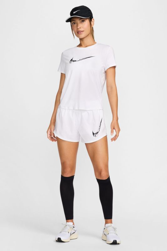 W NK ONE SWOOSH HBR DF SS White Women's Short Sleeve T-Shirt