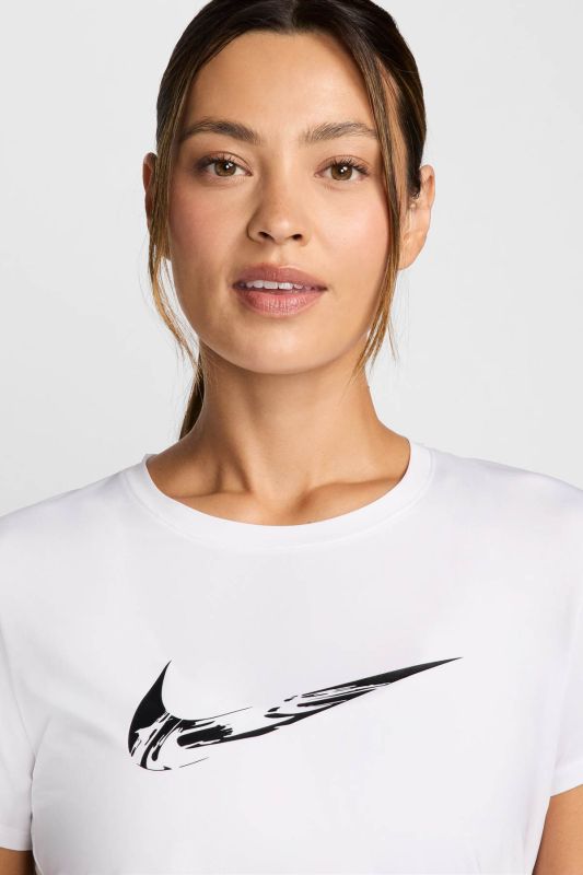 W NK ONE SWOOSH HBR DF SS White Women's Short Sleeve T-Shirt