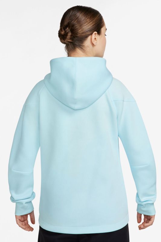 W NSW TCH FLC WR FZ HDY Blue Women's Sweatshirt