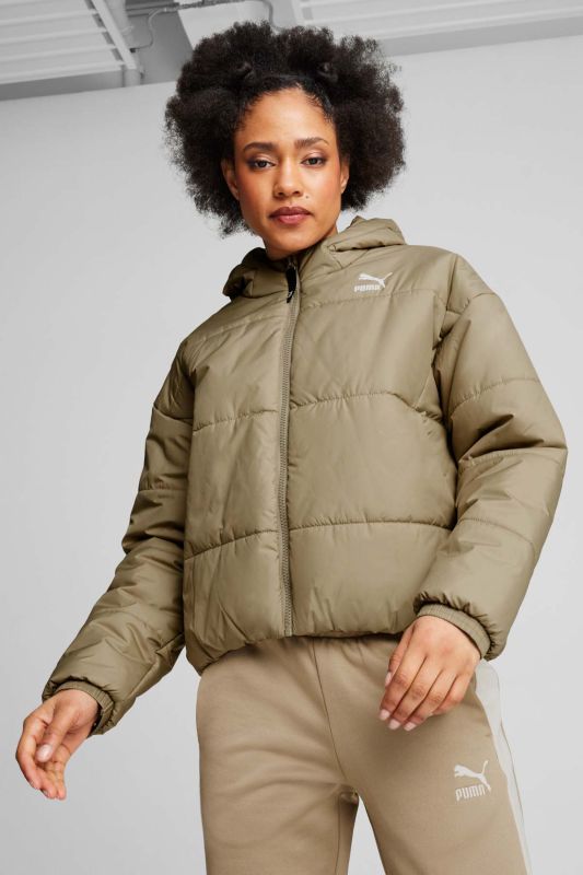 Classics Padded Jacket Beige Women Jacket