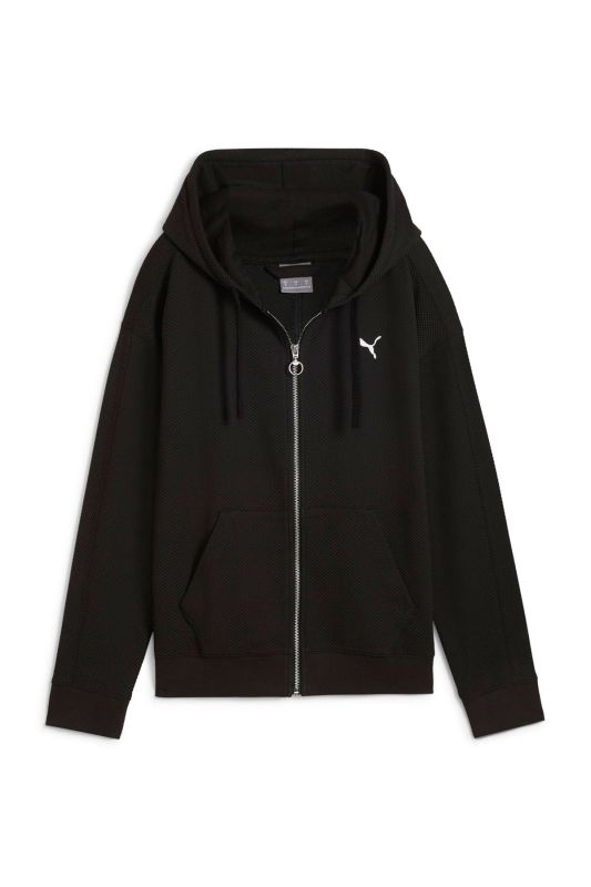 HER Full-Zip Hoodie Black Women Jacket