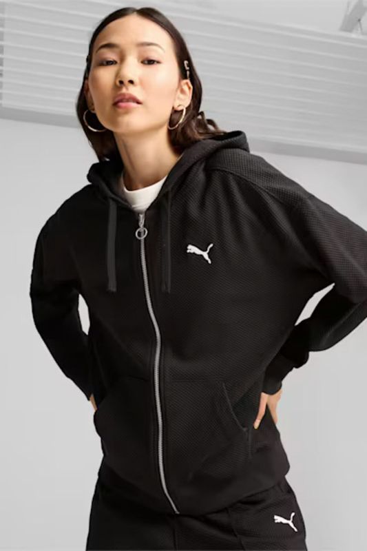 HER Full-Zip Hoodie Black Women Jacket