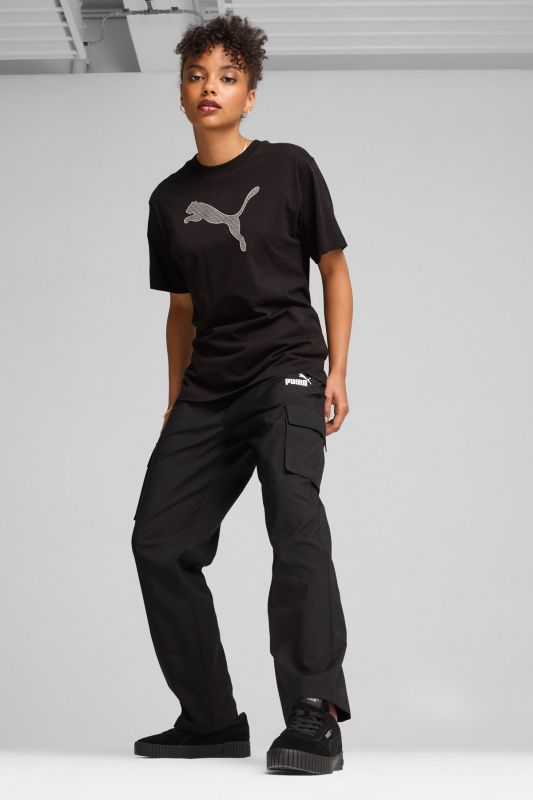 POWER Woven Cargo Pa Black Women's Pants