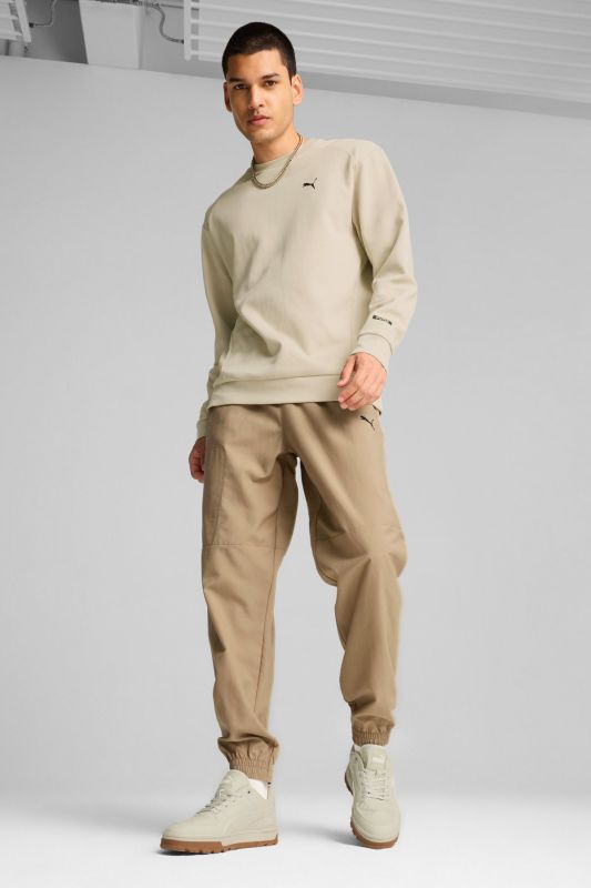 OPEN ROAD Cargo Woven Pan Beige Unisex Pants