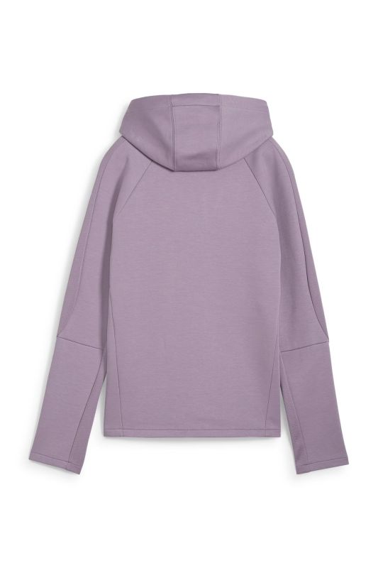 EVOSTRIPE Full-Zip Hoodie Purple Women Jacket