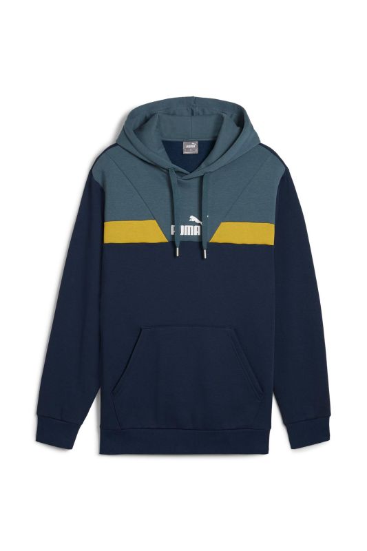 POWER Colorblock Hoo Navy Blue Unisex Sweatshirt