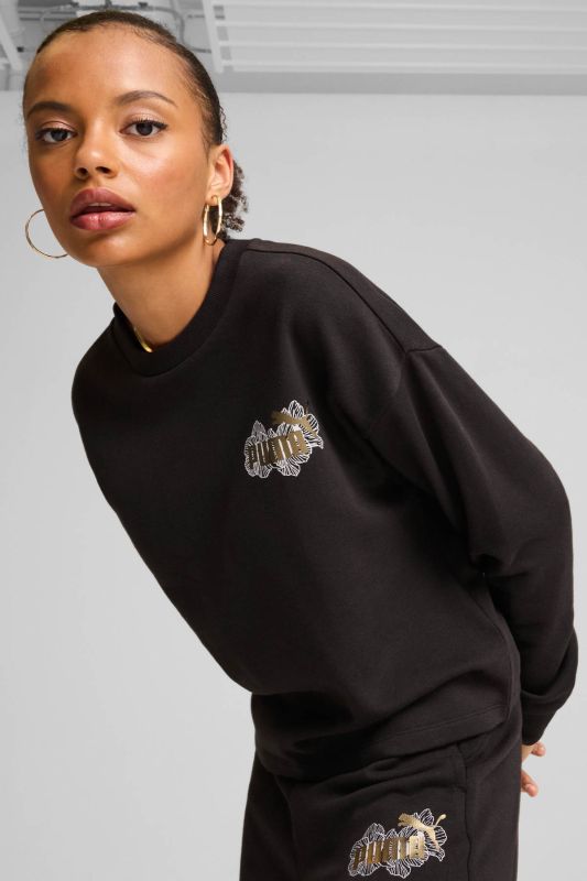 ESS+ CLASS ACT Crew Black Women's Sweatshirt