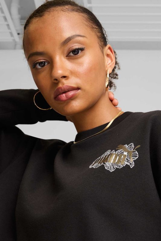 ESS+ CLASS ACT Crew Black Women's Sweatshirt