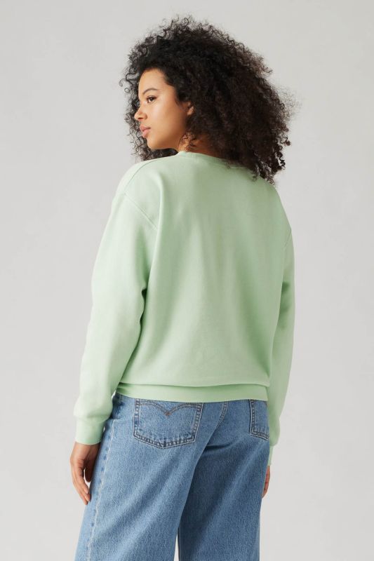 LEVI'S EVERYDAY SWEATSHIRT TR CA Green Women's Sweatshirt