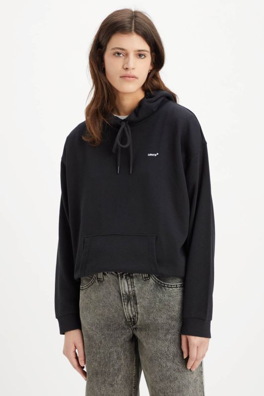 LEVI'S EVERYDAY HOODIE TR CAVIAR Black Women's Sweatshirt