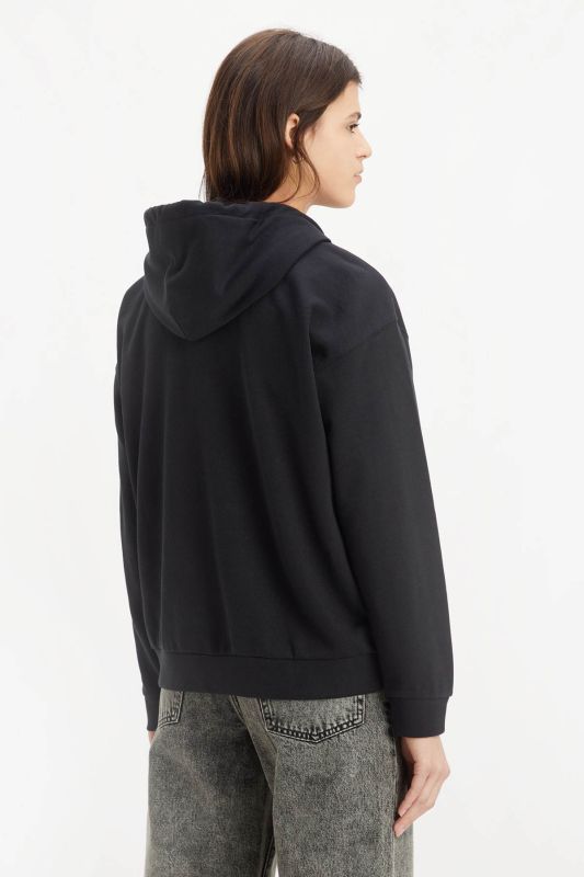 LEVI'S EVERYDAY HOODIE TR CAVIAR Black Women's Sweatshirt