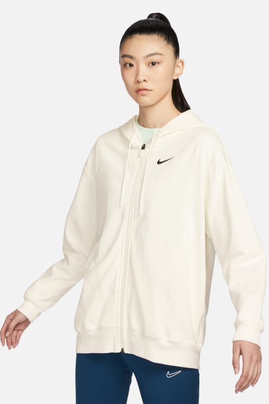 W NSW JRSY OS FZ HOODIE Beige Women's Sweatshirt