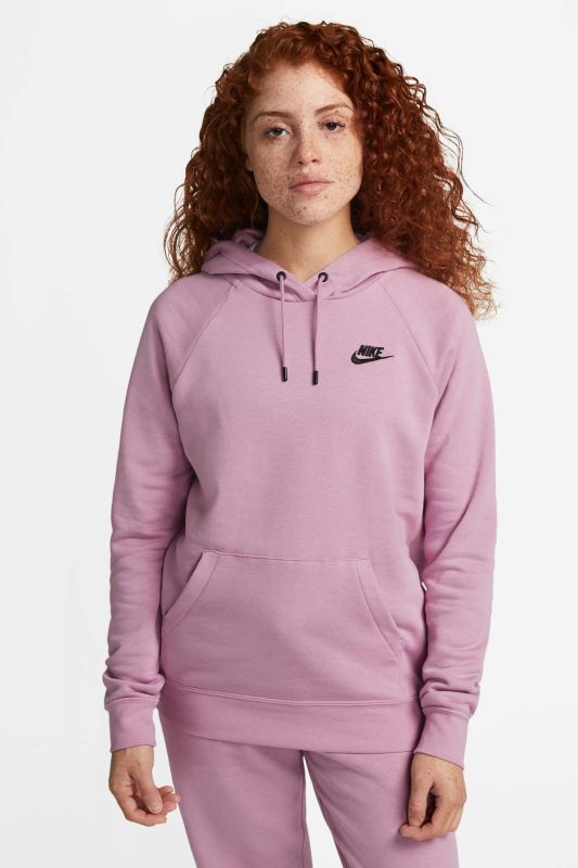 W NSW ESSNTL FLC PO HOODI Purple Women's Sweatshirt