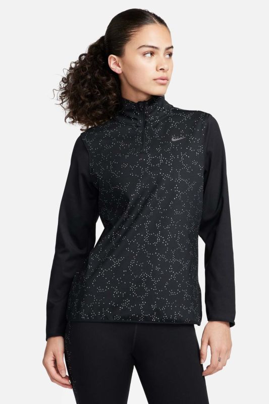 W NK SWIFT ELMNT SSNL NVL Black Women's Sweatshirt