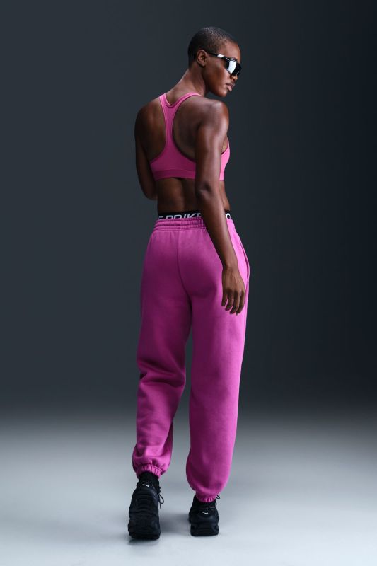 W NK MILER TOP SS Purple Women's Pants