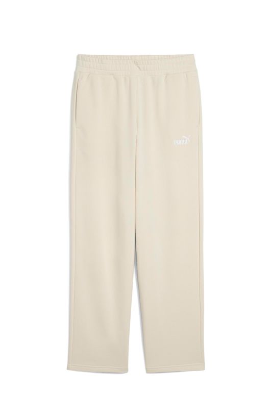 ESS No.1 Logo Straight Pa Beige Women's Sweatpants