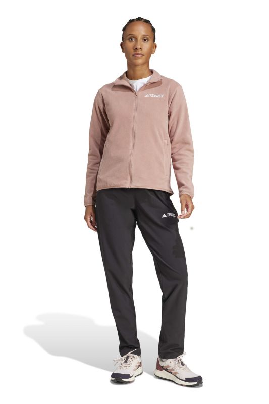 W MT ESS FZ FL WARCL Powder Women's Zippered Sweatshirt