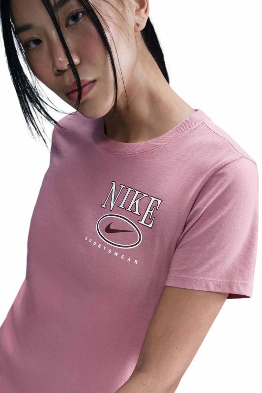 W NSW CLUB SS TEE CC Pink Women's Short Sleeve T-Shirt