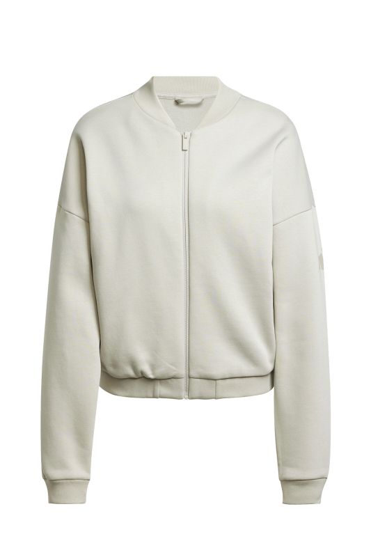 W SL+ FL BOMBER GRAY Women's Zipper Sweatshirt