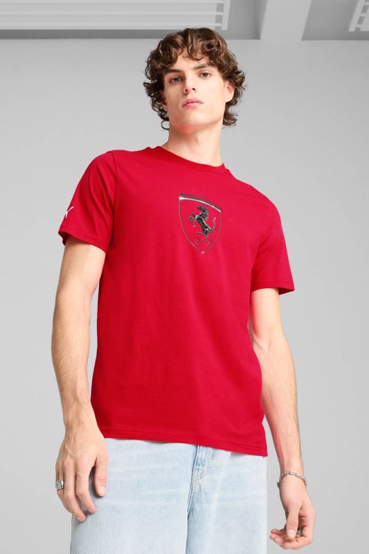 Ferrari Race Tonal Red Unisex Short Sleeve T-Shirt