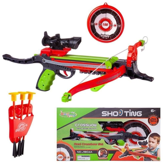 KING SPORT crossbow with target and arrows