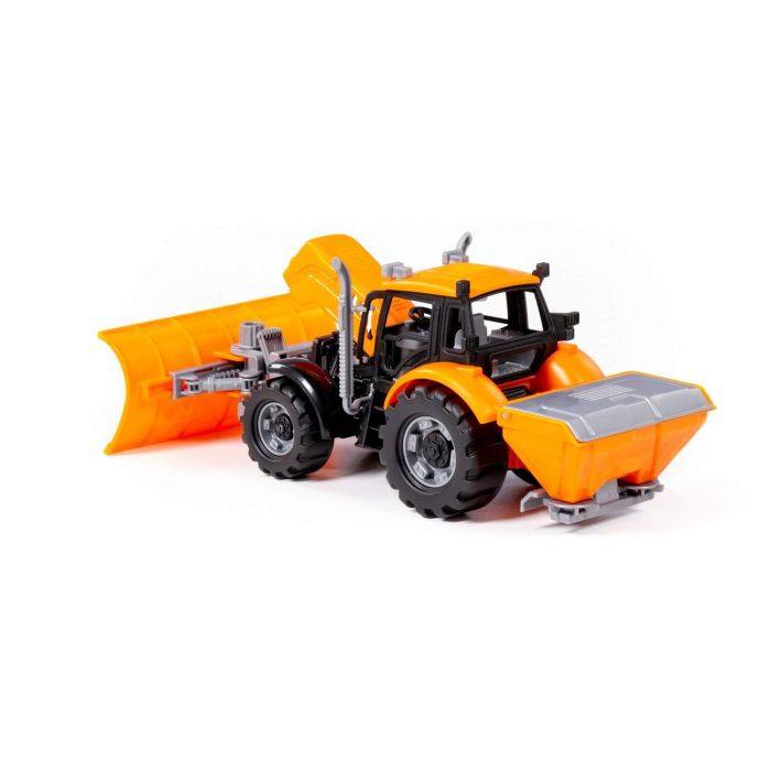 323097 Polesie Tractor Progress with a shovel-burner inertial (orange) (in the box)