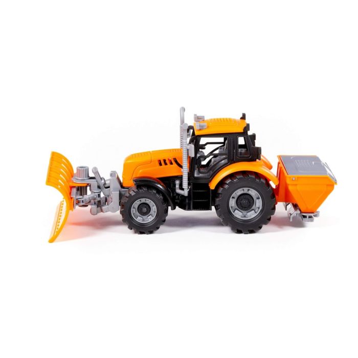 323097 Polesie Tractor Progress with a shovel-burner inertial (orange) (in the box)