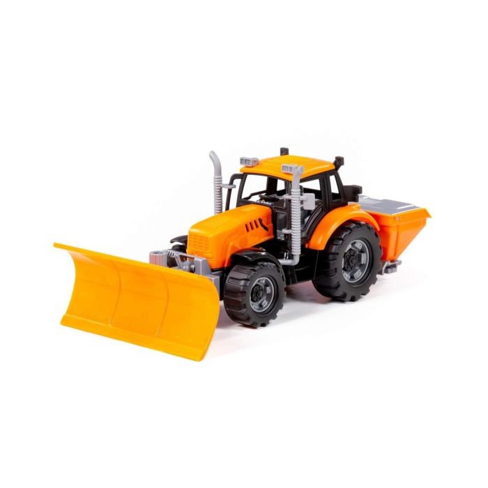 323097 Polesie Tractor Progress with a shovel-burner inertial (orange) (in the box)