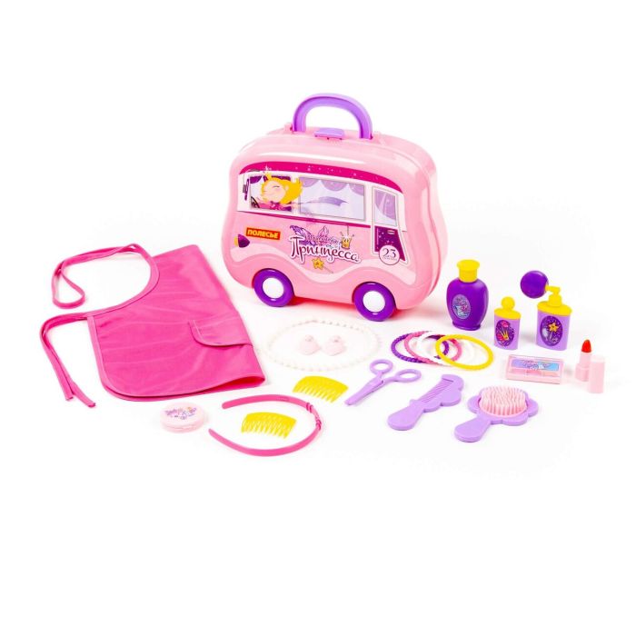 323136 Polesie Set Little Princess Ь14 (19 elements) (in a suitcase on wheels)