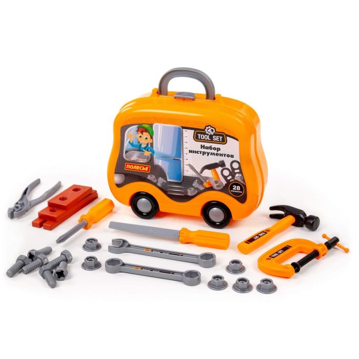 323169 Polesie Tool Set Ь 29 (31 elements) (in a suitcase on wheels)