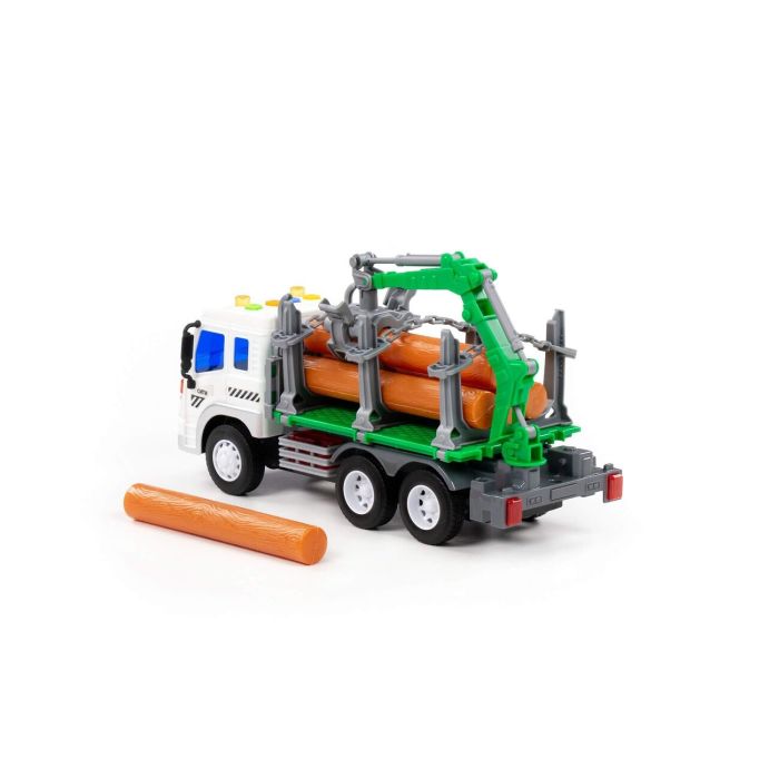 323230 Polesie City, inertial forest truck (with light and sound) (blue) (in a box)