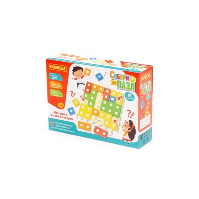 323240 Polesie Toy developing 3D puzzle Ь2 (21 elements) (in a box)