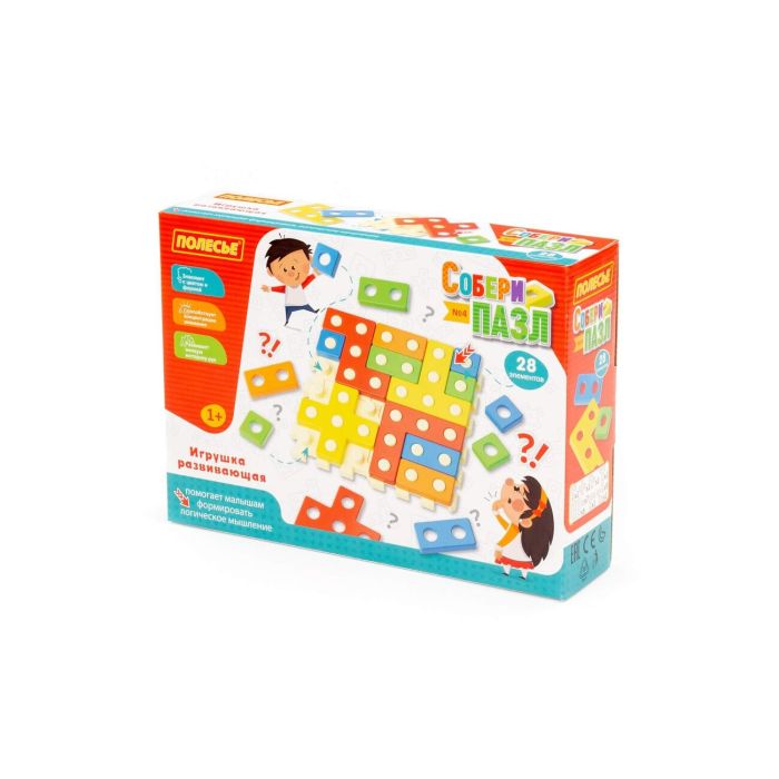 323241 Polesie Toy developing Collect a puzzle Ь3 (19 elements) (in a box)