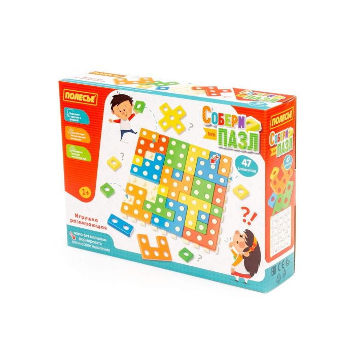 323243 Polesie Educational toy Collect a puzzle Ь5 (38 elements) (in a box)