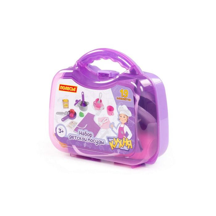 323257 Polesie Set Little Princess Ь17 (21 elements) (in a suitcase medium)