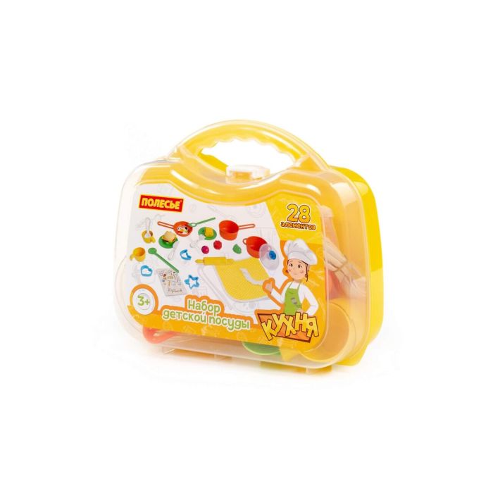 323262 Polesie Set of children's dishes (20 elements) (in a small suitcase)