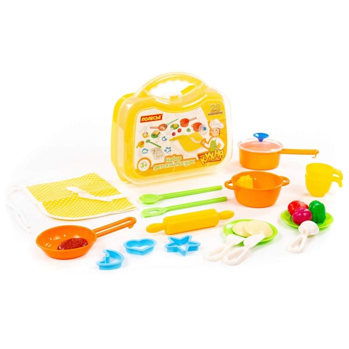 323262 Polesie Set of children's dishes (20 elements) (in a small suitcase)