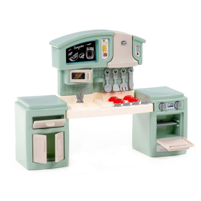 323282 Polesie Mini-kitchen Malyutka (pink) (in the box Ь 2)