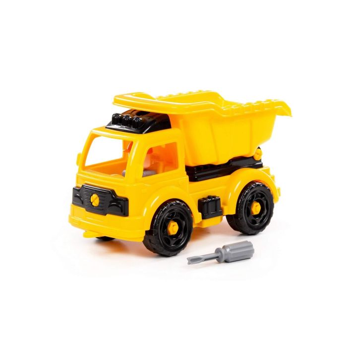 323287 Polesie Constructor-transport Concrete truck (27 elements) (yellow-black) (in a box)