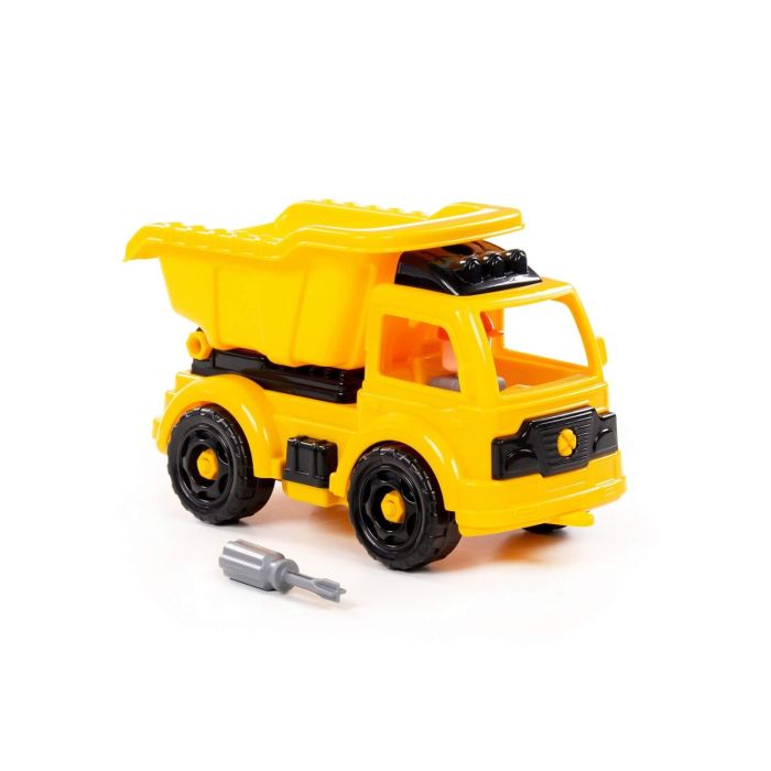 323287 Polesie Constructor-transport Concrete truck (27 elements) (yellow-black) (in a box)