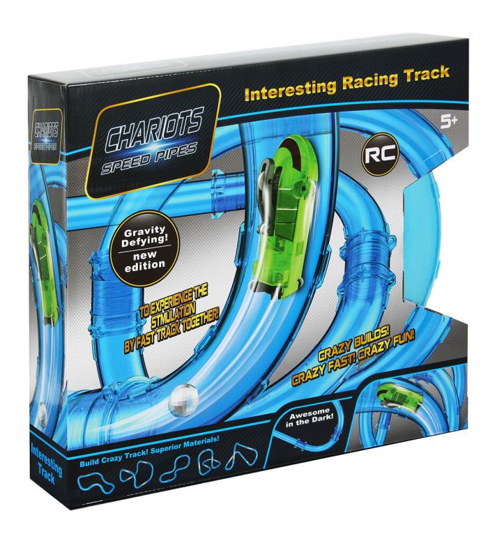 Racing track in the pipe r / u (glow in the dark)