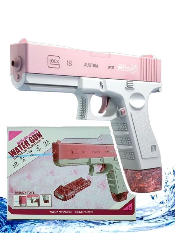 Battery operated electric water Glock gun ( pink )