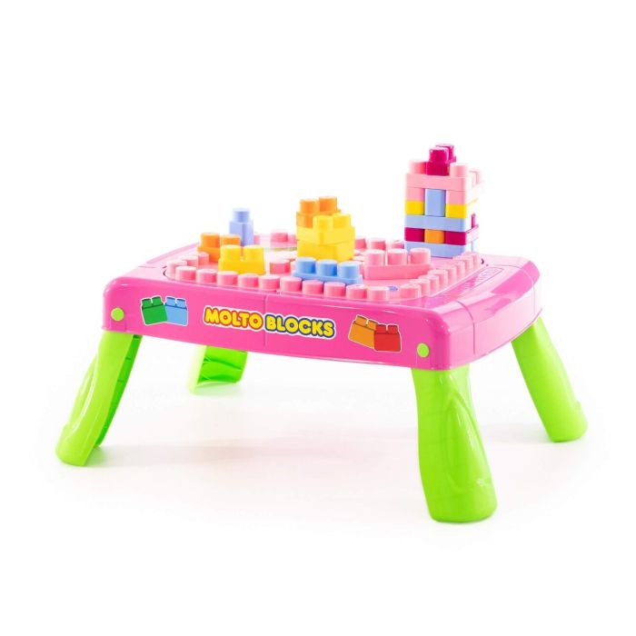 412998 MOLTO Y CIA S.A. Play set with construction set (20 elements) in a box (pink)