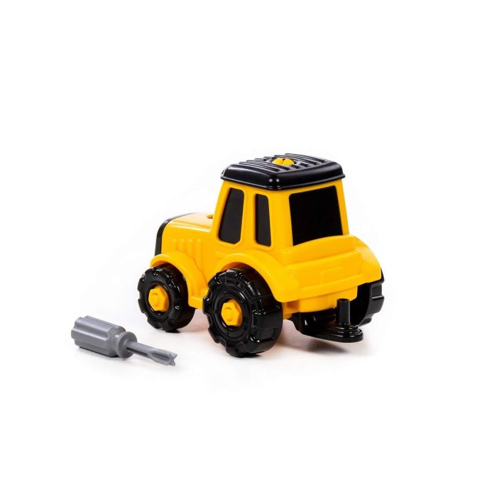 413027 Polesie Constructor-transport Loader (20 elements) (yellow-black) (in a box)