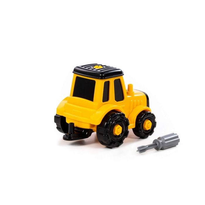 413027 Polesie Constructor-transport Loader (20 elements) (yellow-black) (in a box)