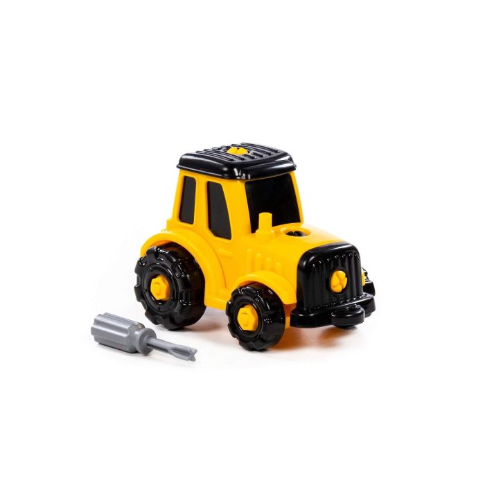 413027 Polesie Constructor-transport Loader (20 elements) (yellow-black) (in a box)