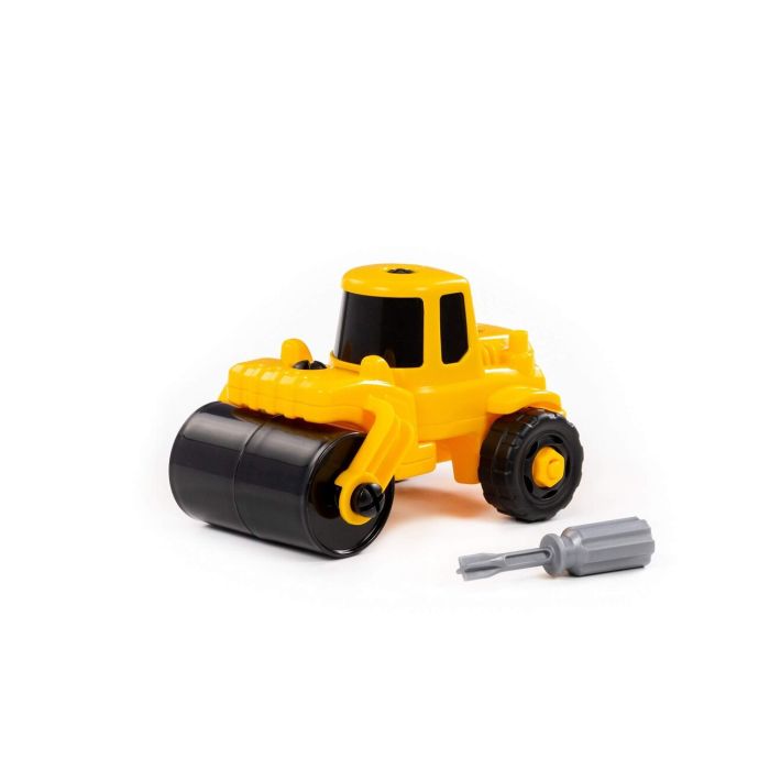 413028 Polesie Constructor-transport Tractor (20 elements) (yellow-black) (in a box)